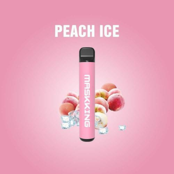 Одноразовая электронная сигарета Maskking High Pro Peach Ice (Персиковый Рай) 1000 затяжек в Мурманске