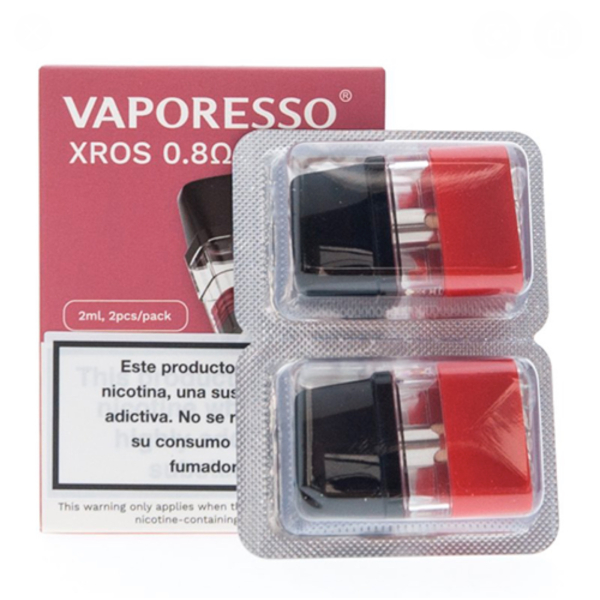 Упаковка картриджей Vaporesso XROS Series 0.8 ohm Pod 2 ml (в упаковке 2 шт) в Мурманске