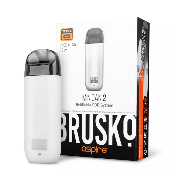 Brusko MINICAN 2 (400 мАч, Белый) в Мурманске