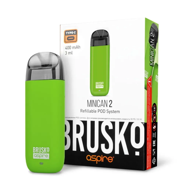 Brusko MINICAN 2 (400 мАч, Зеленый) в Мурманске