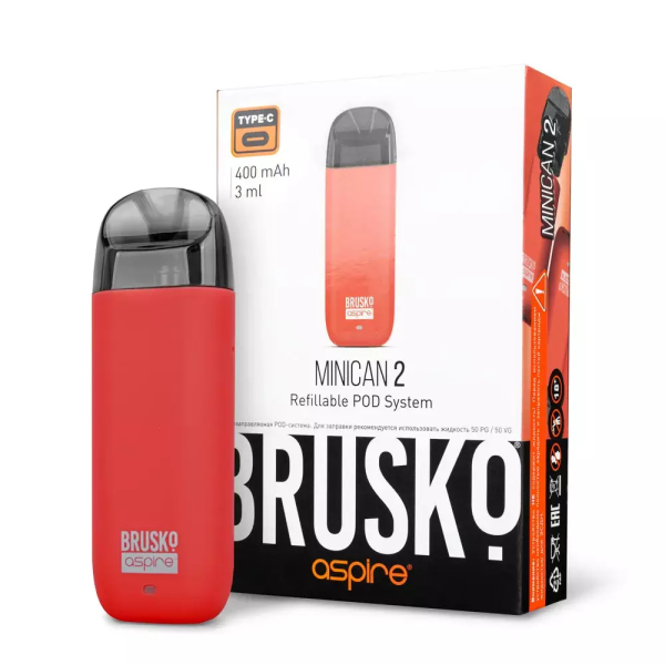 Brusko MINICAN 2 (400 мАч, Красный) в Мурманске