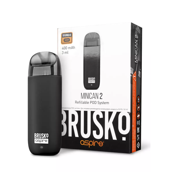 Brusko MINICAN 2 (400 мАч, Черный) в Мурманске