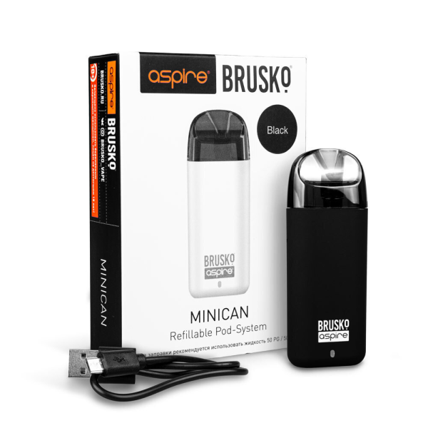 Brusko MINICAN (350 мАч, Черный) в Мурманске