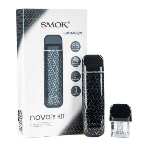 POD-система SMOK Novo 2 Pod 800 mAh Black Carbon в Мурманске