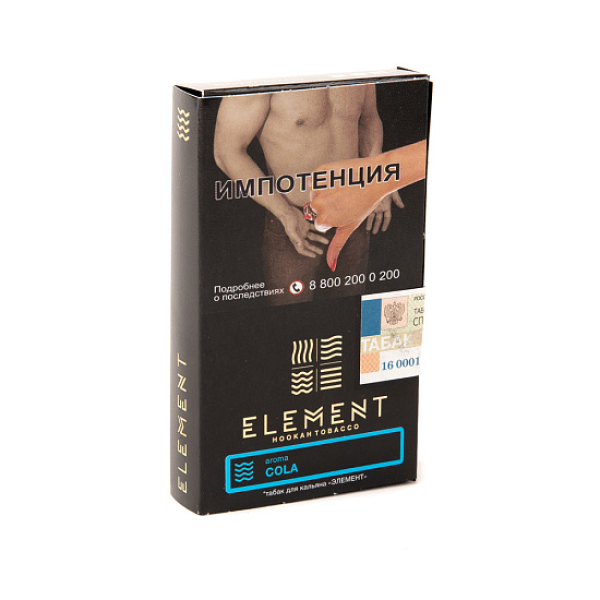 Табак ELEMENT ВОДА COLA 25 гр в Мурманске
