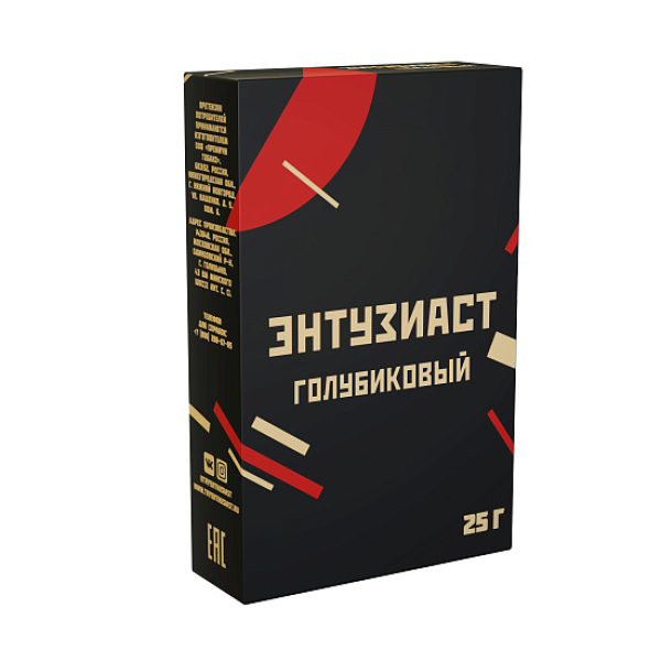 Табак ЭНТУЗИАСТ ГОЛУБИКОВЫЙ 25 гр в Мурманске