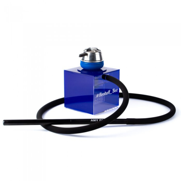 Кальян Hookah Box Blue синий (20 см) в Мурманске