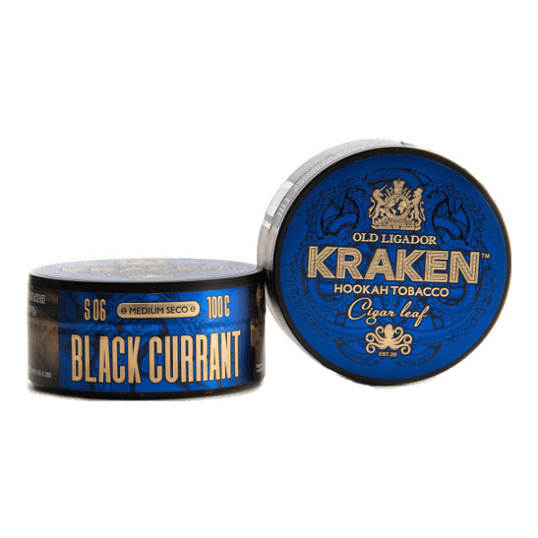 Табак Kraken Medium Seco Black Currant (Черная Смородина) 100 гр в Мурманске
