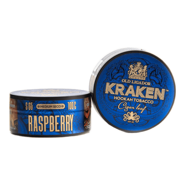 Табак Kraken Medium Seco Raspberry (Малина) 100 гр в Мурманске