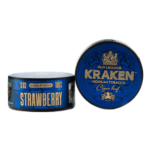 Табак Kraken Medium Seco Strawberr (Клубника) 100 гр в Мурманске