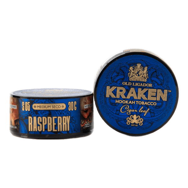 Табак Kraken Medium Seco Raspberry (Малина) 30 гр в Мурманске