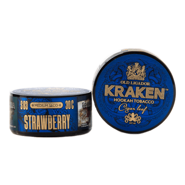 Табак Kraken Medium Seco Strawberr (Клубника) 30 гр в Мурманске