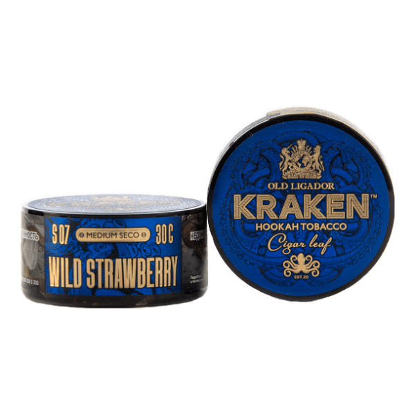 Табак Kraken Medium Seco wild strawberry (Земляника) 30 гр в Мурманске