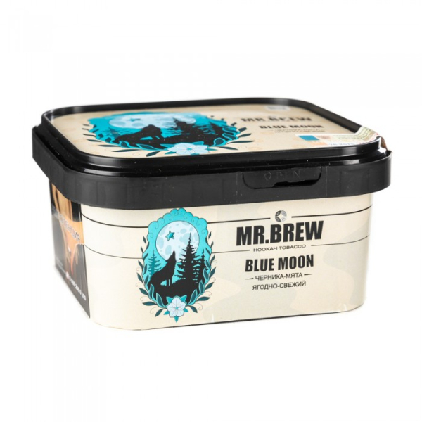 Табак Mr Brew Blue Moon (Черника с мятой) 200 гр в Мурманске