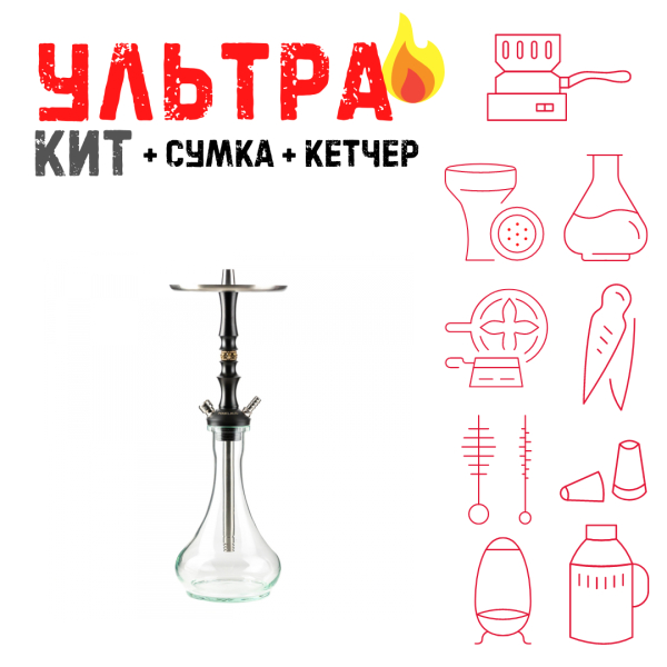 Набор с кальяном  Maklaud Dzen F/Sr ВСЕ ВКЛЮЧЕНО в Мурманске