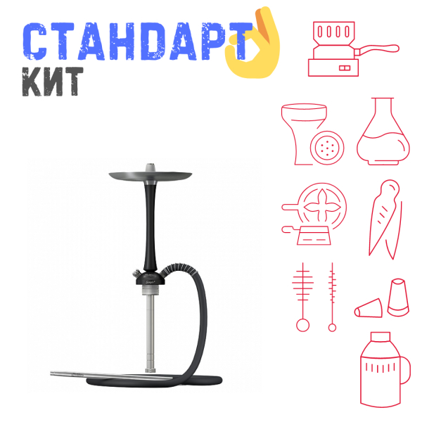 Набор с кальяном  Mattpear Simple M Black СТАНДАРТ в Мурманске