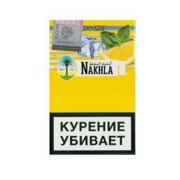 Кальянный табак Nakhla New Ice Lemon mint 50 гр в Мурманске