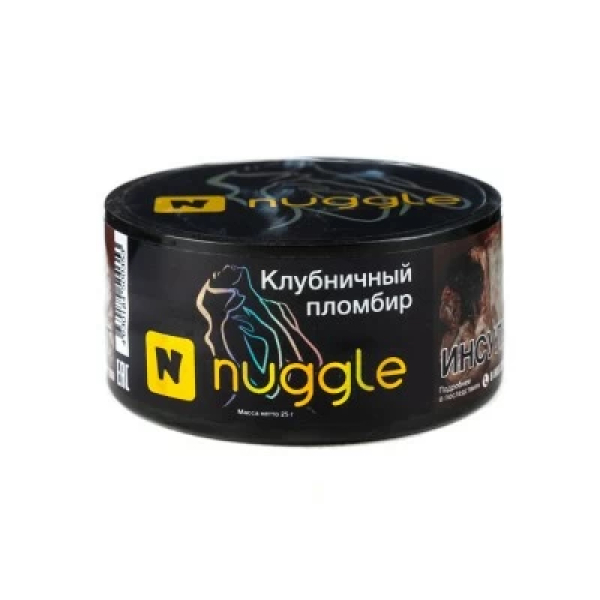 Табак Nuggle Клубничный пломбир 25 гр в Мурманске