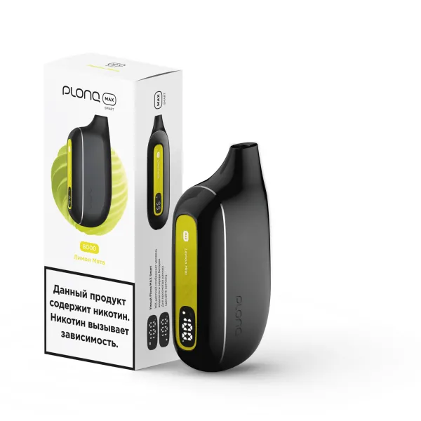 Plonq Max Smart Лимон Мята (8000 Затяжек) 20 Мг в Мурманске