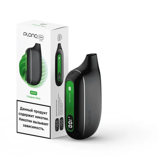 Plonq Max Smart Сладкая Мята (8000 Затяжек) 20 Мг в Мурманске