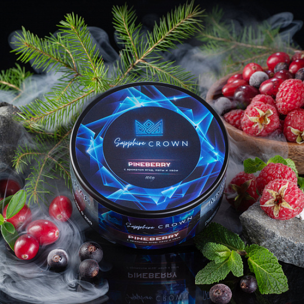 Табак Sapphire Crown Pineberry (Ягоды хвоя Мята) 100 гр в Мурманске