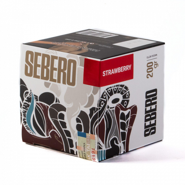 Табак SEBERO STRAWBERRY 200 грамм в Мурманске