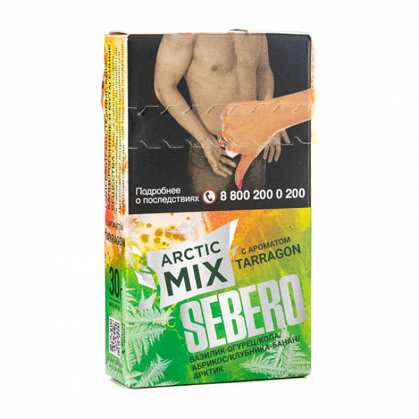 Табак SEBERO ARCTIC MIX TARRAGON 30 грамм в Мурманске