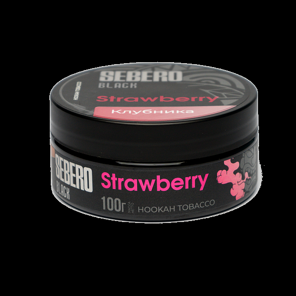 Табак SEBERO BLACK STRAWBERRY 100 гр в Мурманске