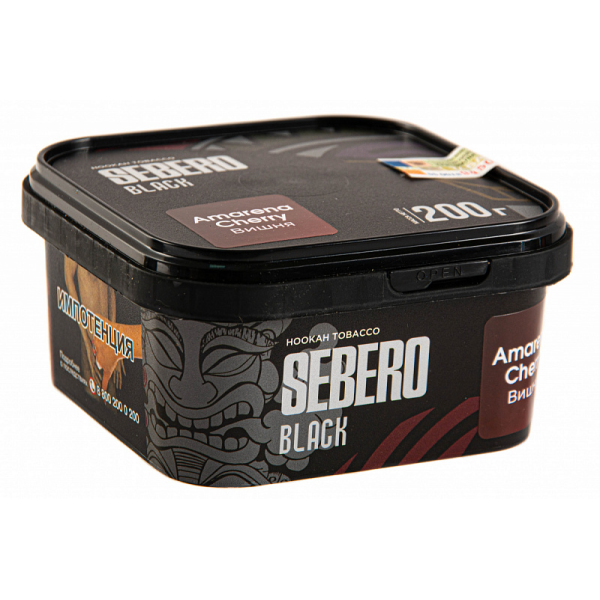 Табак SEBERO BLACK AMARENA CHERRY 200 гр в Мурманске