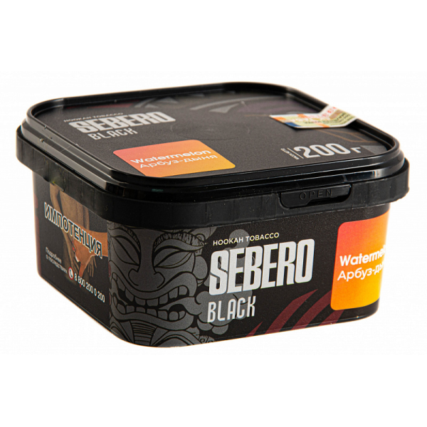 Табак SEBERO BLACK WATERMELON 200 гр в Мурманске