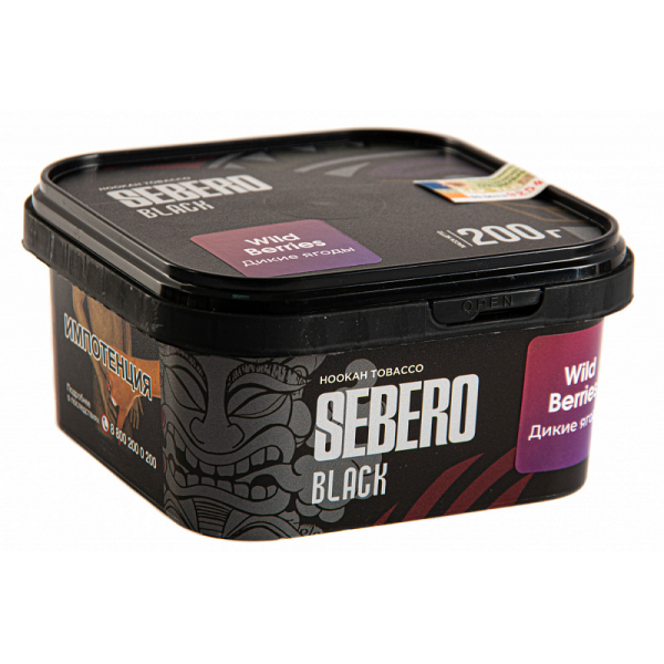 Табак SEBERO BLACK WILD BERRIES 200 гр в Мурманске