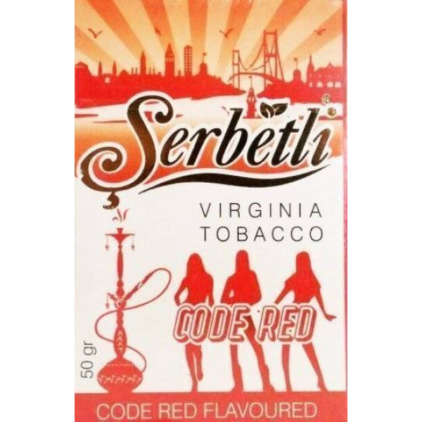 Табак Serbetli Code Red 50 грамм в Мурманске