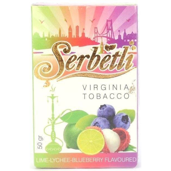 Табак Serbetli Lime Lychee Blueberry в Мурманске