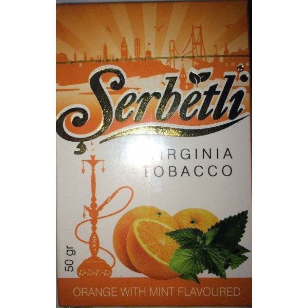 Табак Serbetli Апельсин с мятой 50 гр в Мурманске