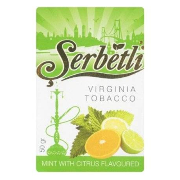 Табак Serbetli Цитрусы с мятой 50 гр в Мурманске