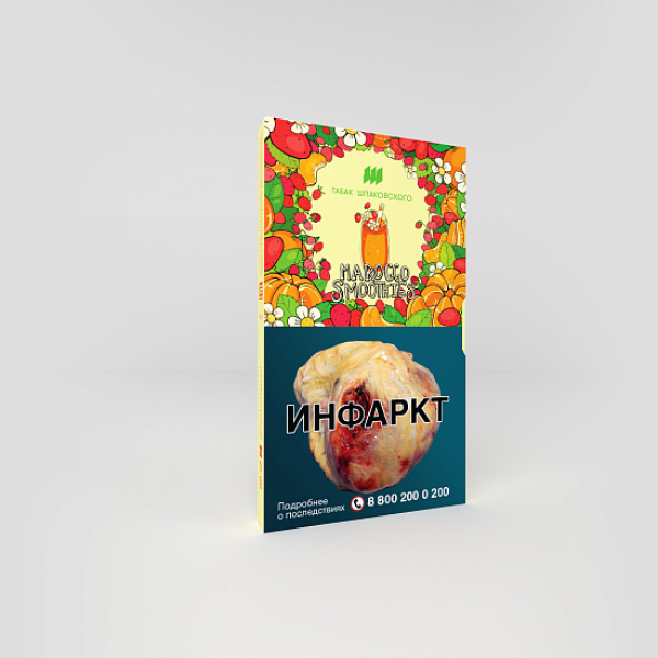 Табак ШПАКОВСКОГО MOROCCO SMOOTHIES (МАНДАРИНОВО ЗЕМЛЯНИЧНЫЙ СИМУЗИ) 40 гр в Мурманске