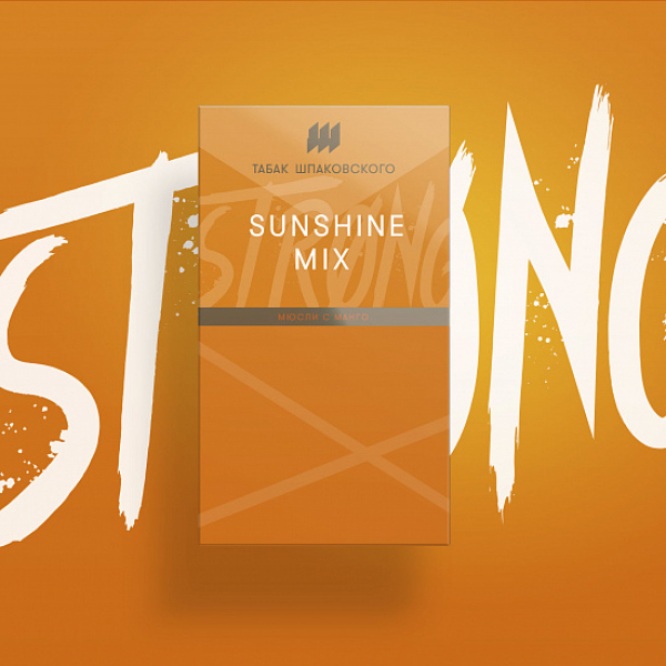 Табак Шпаковского Strong Sunshine MIx (Мюсли Манго) 40 гр в Мурманске