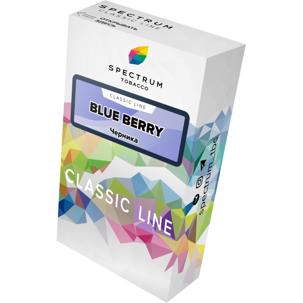 Табак Spectrum Classic blue berry 40 грамм в Мурманске