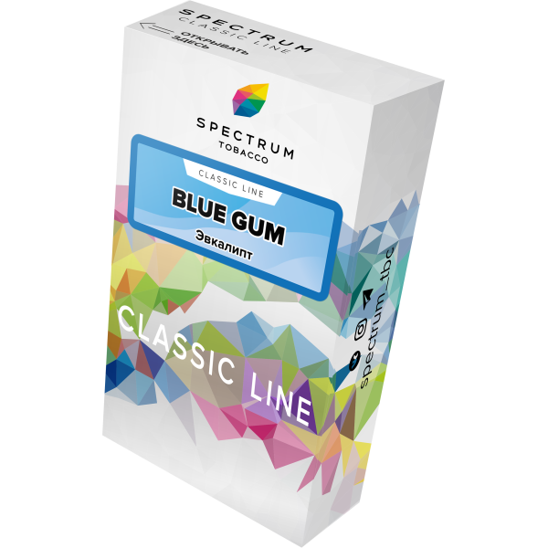 Табак Spectrum Classic blue gum 40 грамм в Мурманске