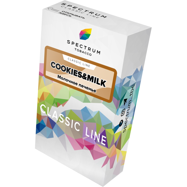 Табак Spectrum Classic cookies milk 40 грамм в Мурманске