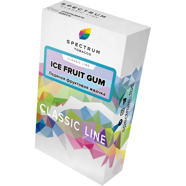 Табак Spectrum Classic ice fruit gum 40 грамм в Мурманске