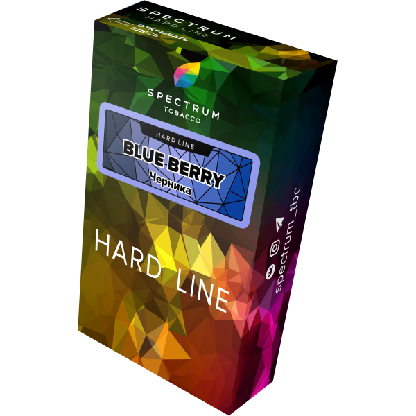 Табак Spectrum Hard blue berry 40 грамм в Мурманске