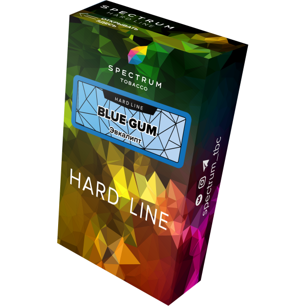 Табак Spectrum Hard blue gum 40 грамм в Мурманске