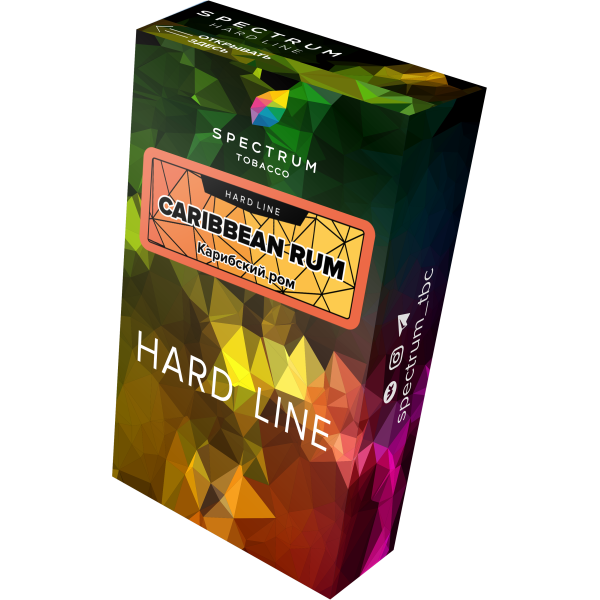 Табак Spectrum Hard caribbean rum 40 грамм в Мурманске