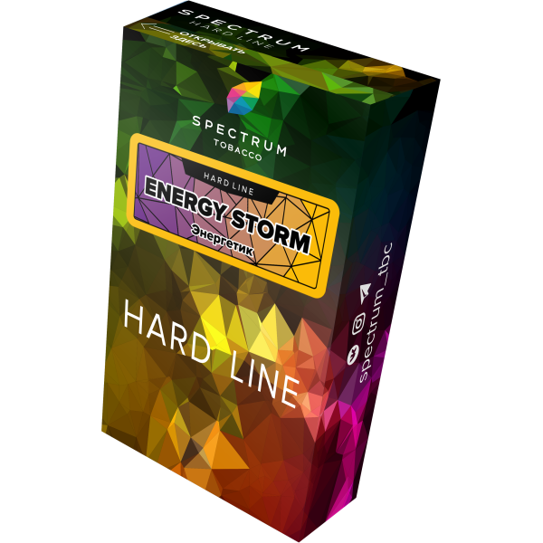 Табак Spectrum Hard energy storm 40 грамм в Мурманске