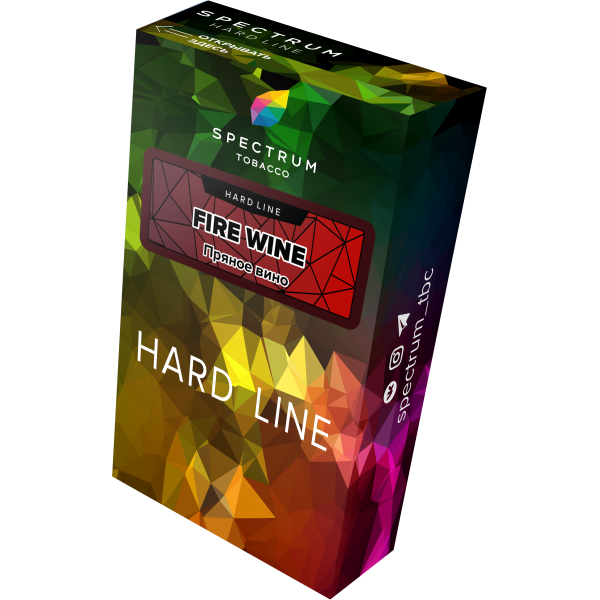 Табак Spectrum Hard fire wine 40 грамм в Мурманске