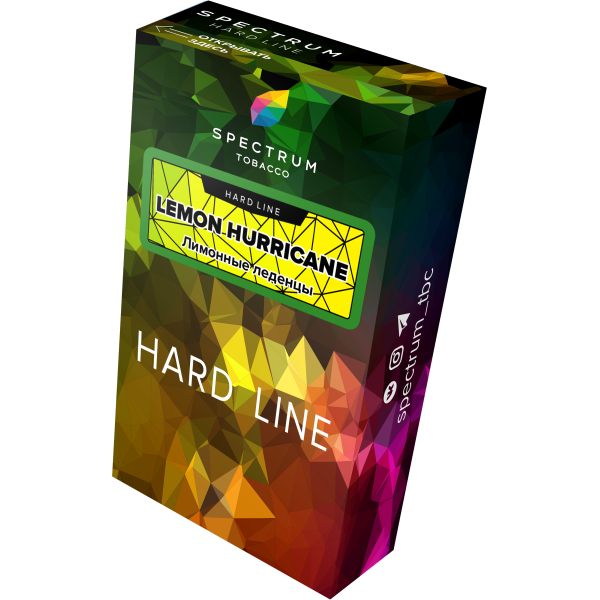 Табак Spectrum Hard lemon hurricane 40 грамм в Мурманске