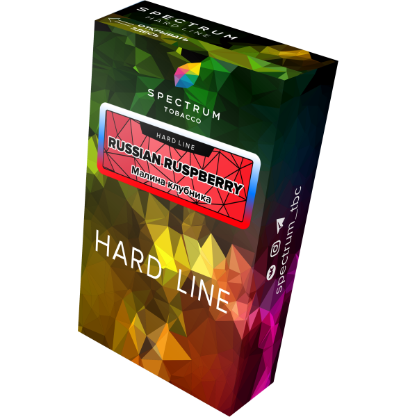 Табак Spectrum Hard russian raspberry 40 грамм в Мурманске
