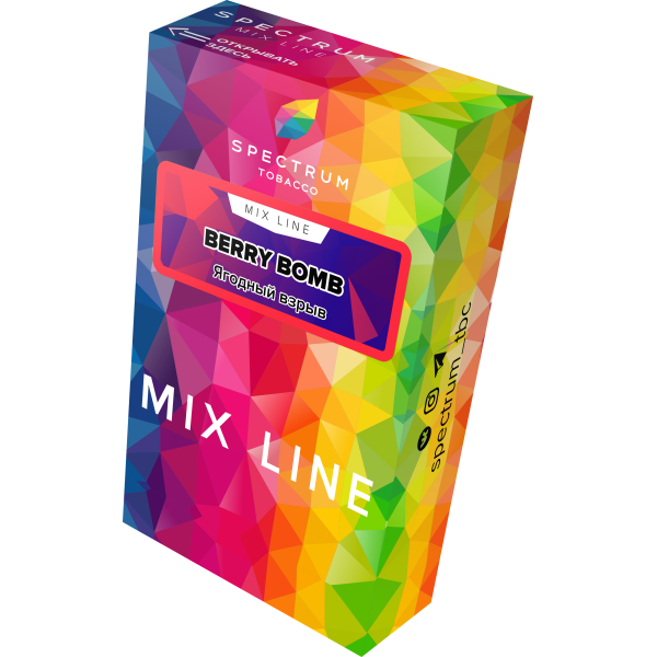 Табак Spectrum Mix Line Berry Bomb 40 грамм в Мурманске
