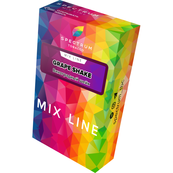 Табак Spectrum Mix Line Grape Shake 40 грамм в Мурманске